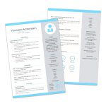 Premium cv template Venetië
