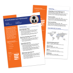 Premium cv template Parijs