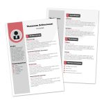 Premium cv template Praag