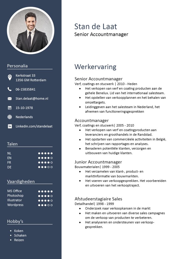 CV-template-Accountmanager-pagina-1