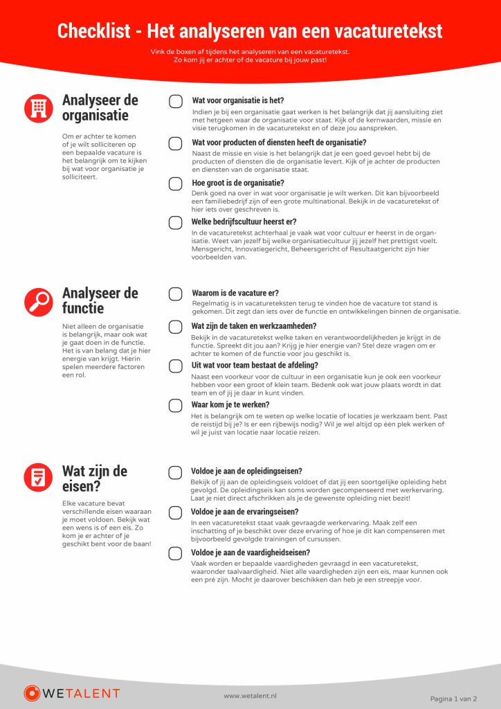Checklist-Vacaturetekst-1