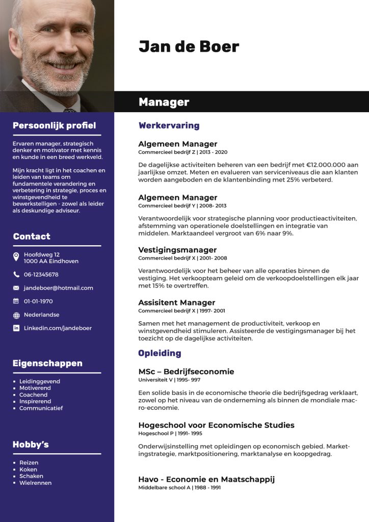 Cv-voorbeeld-manager-pagina-1