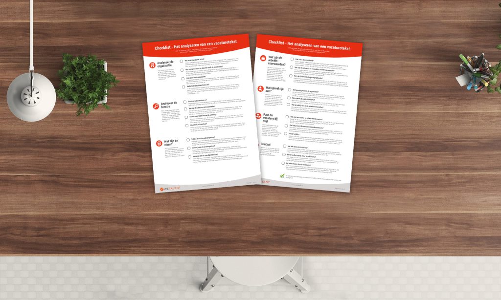 Promotie-checklist